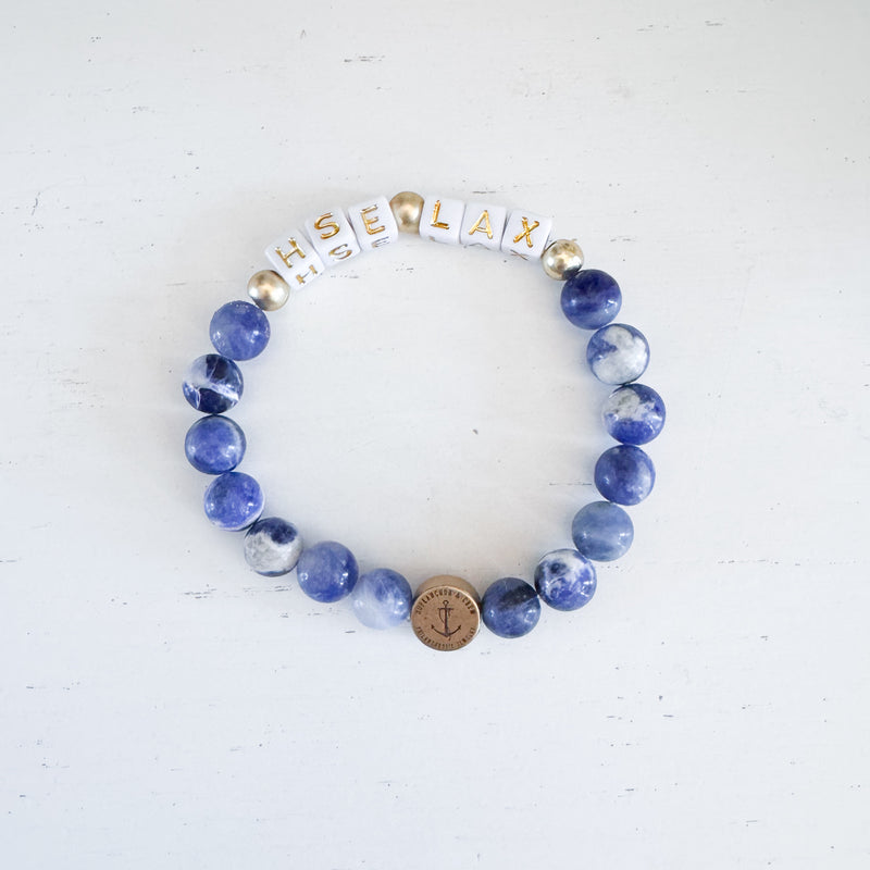 HSE LAX Stone Bracelet – HopeAnchor & Crew