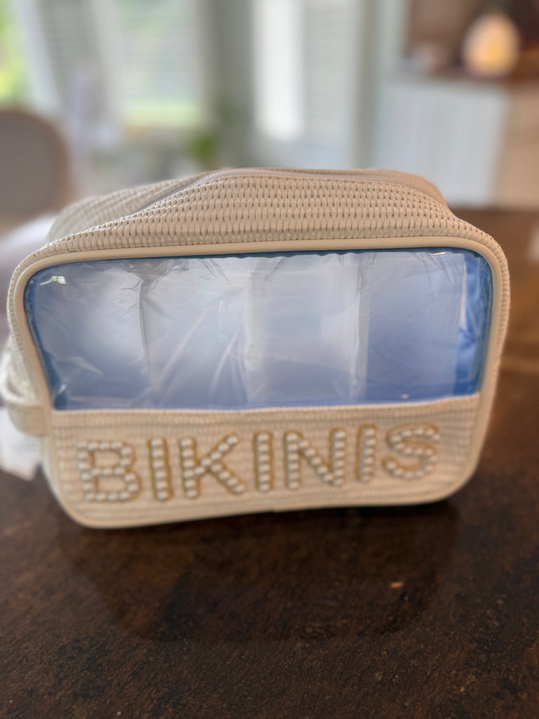Bikinis Pouch White Woven